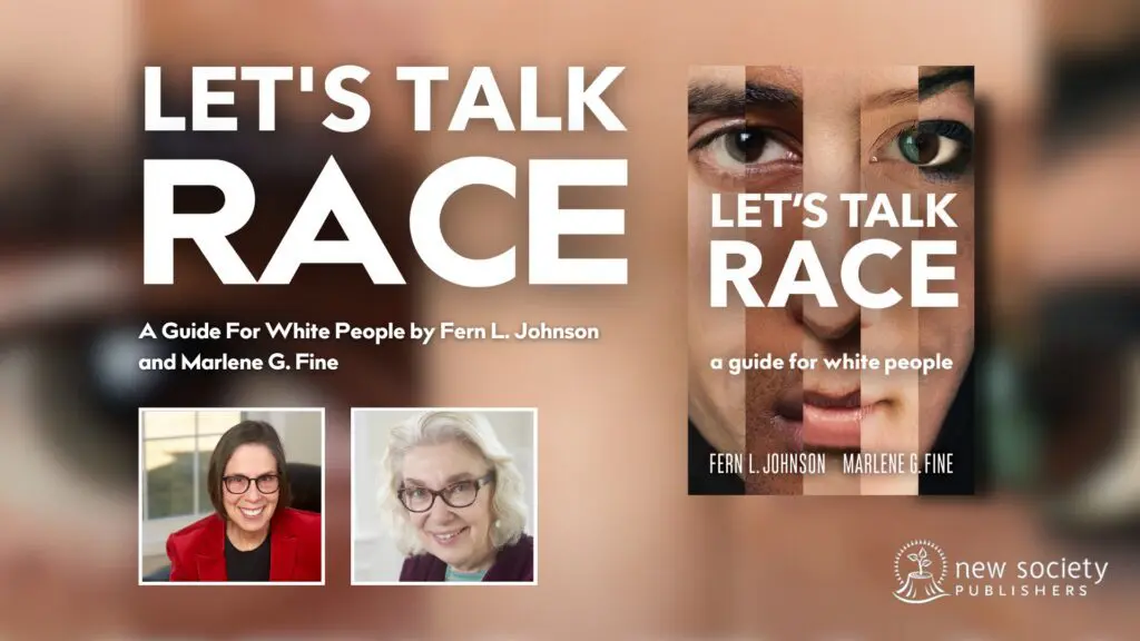 Let's Talk Race book cover and author photos
