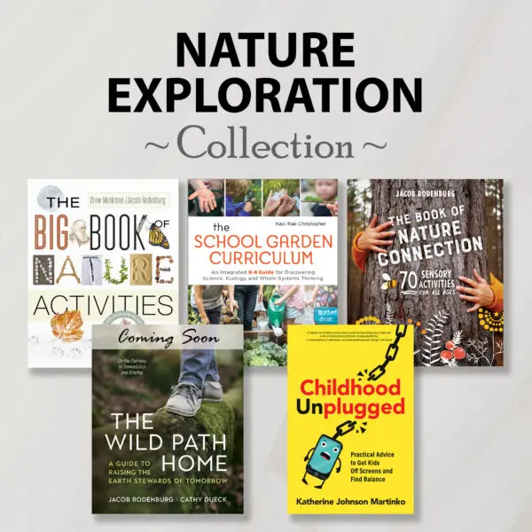 Five Nature Exploration Collection books displayed on a light background with the title shown.