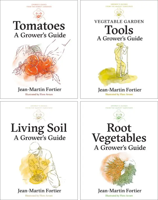 Four beautifully illustrated books in the Grower's Guides Bundle by Jean-Martin Fortier.