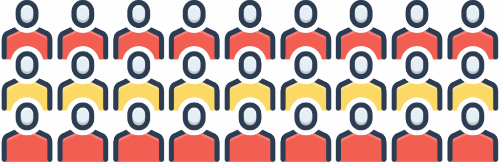 Rows of stylized people icons highlight a Tragedy of the Commons scenario in vibrant colors.
