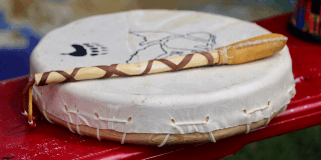 Indigenous drum.